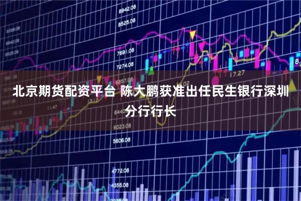 北京期货配资平台 陈大鹏获准出任民生银行深圳分行行长