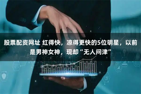 股票配资网址 红得快，凉得更快的5位明星，以前是男神女神，现却“无人问津”